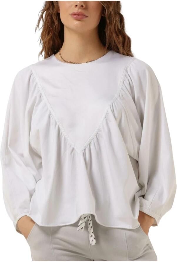 10Days Ballonmouwblouse in wit White Dames - Foto 3