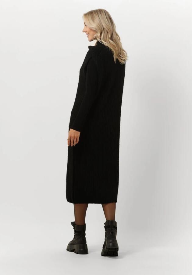 10Days Turtle Neck Midi Jurk Zwart Black Dames - Foto 2
