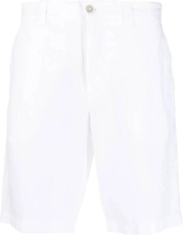 120% lino Casual Shorts White Heren