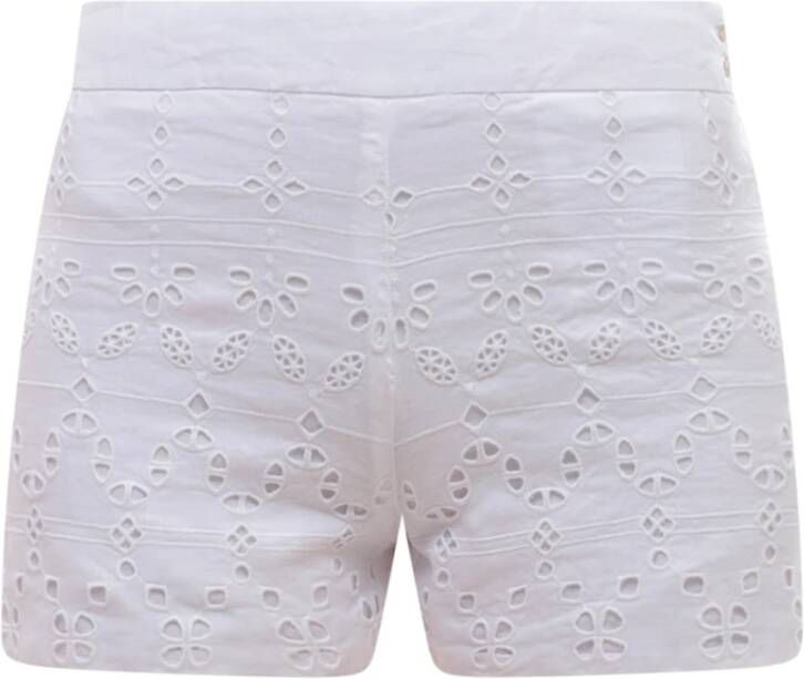 120% lino Shorts White Dames