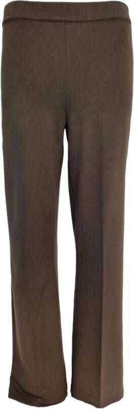 2-Biz Bordeaux Bruine Broek met Slimme Snit Bruin Dames
