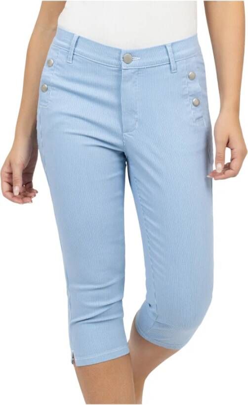 2-Biz Long Shorts Blauw Dames