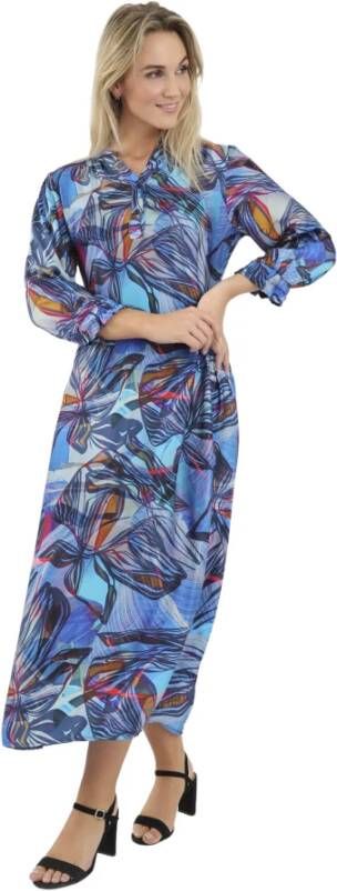 2-Biz Maxi Dresses Meerkleurig Dames