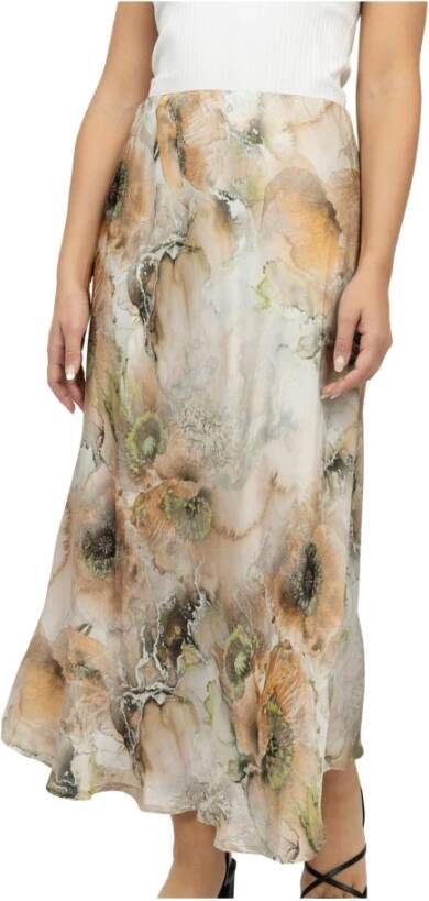 2-Biz Maxi Skirts Meerkleurig Dames