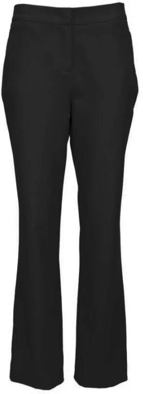 2-Biz Olja Zwarte Chino`s Stijlvolle en veelzijdige broek Zwart Dames