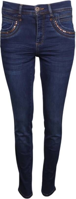 2-Biz Skinny jeans Blauw Dames