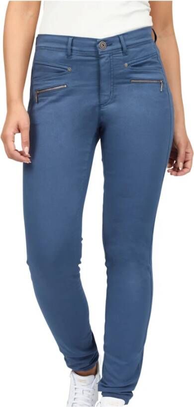 2-Biz Slim-Fit Jeans Rany Autumn Blue Blauw Dames