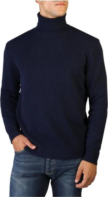 360cashmere 100% Cashmere Men's Sweater Blauw Heren