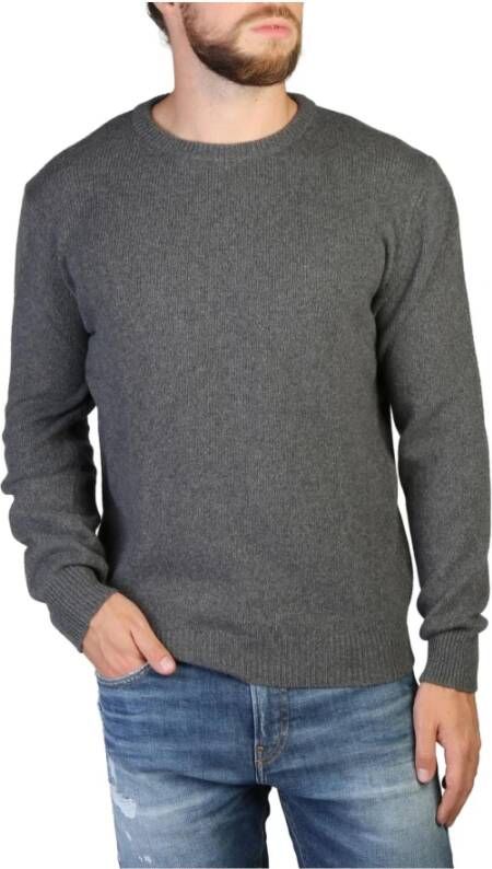 360cashmere 100% Cashmere Men's Sweater Grijs Heren