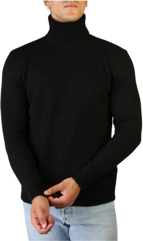 Cashmere Company Heren Cashmere Coltrui Black Heren