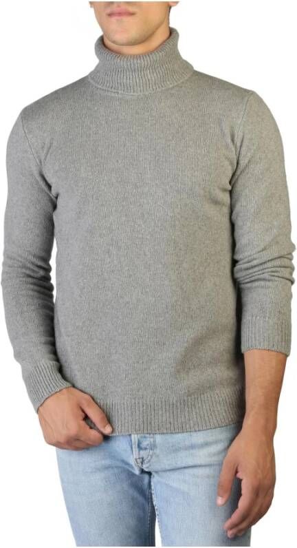 Cashmere Company Heren Cashmere Rolkraag Coltrui Gray Heren