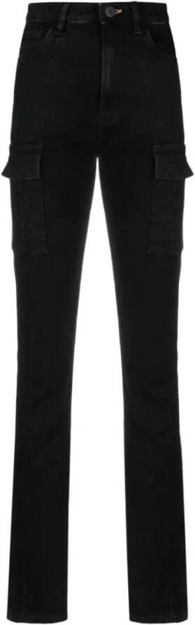3X1 Zwarte Atlantische Cargo Jeans Black Dames