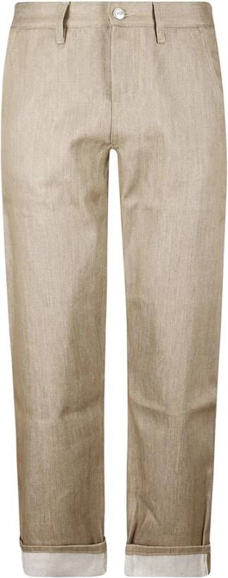 3X1 Cropped Trousers Beige Dames
