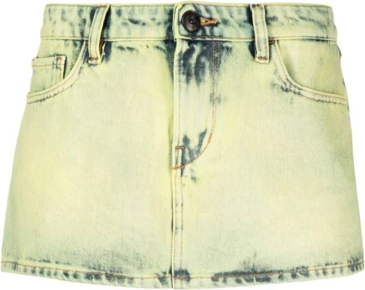 3X1 Short Skirts Geel Dames