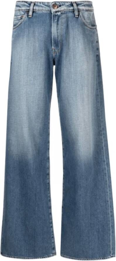 3X1 Wide Jeans Blauw Dames
