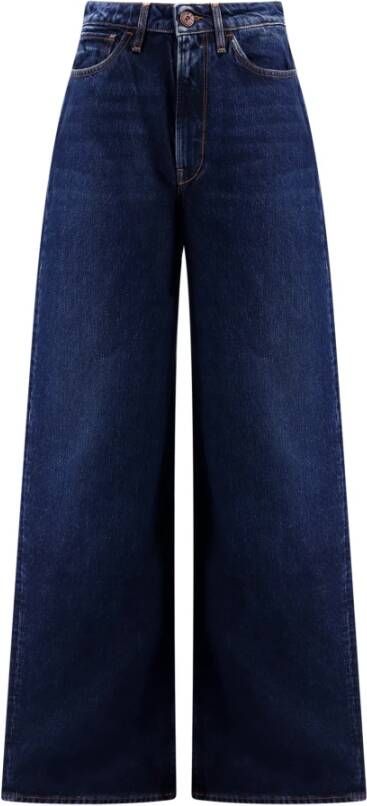3X1 Wide Jeans Blauw Dames