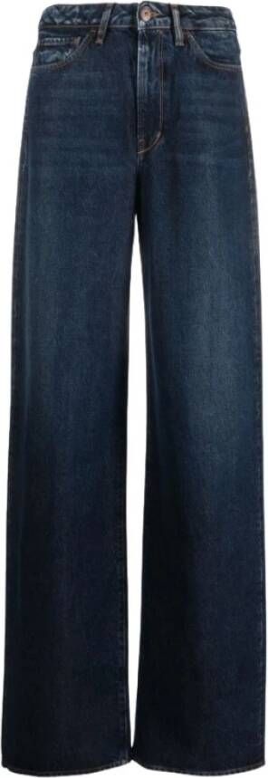 3X1 Wide Jeans Blauw Dames