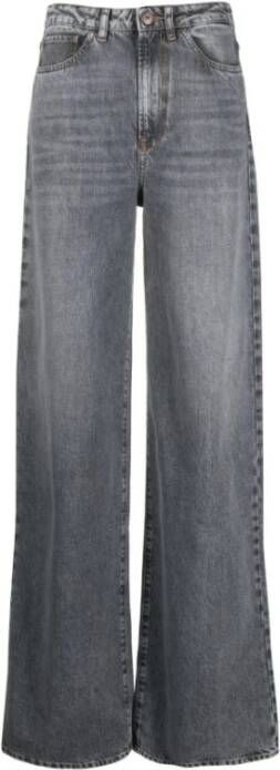 3X1 Wide Jeans Grijs Dames