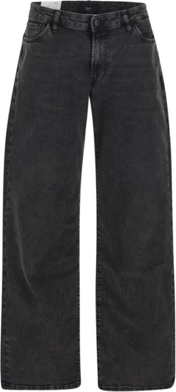 3X1 Wide Jeans Grijs Dames