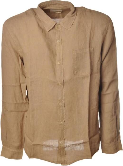 40Weft Braiden_7137 W2364 -Overhemd Brown Heren