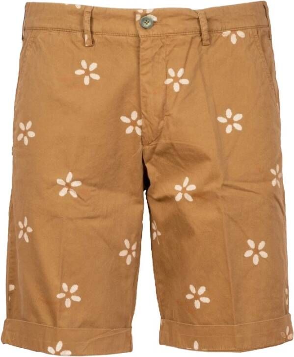 40Weft Casual Shorts Beige Heren