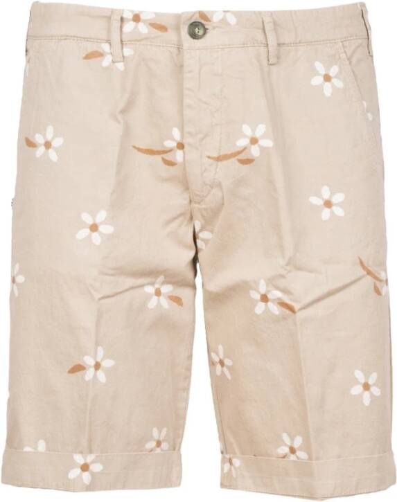 40Weft Casual Shorts Beige Heren