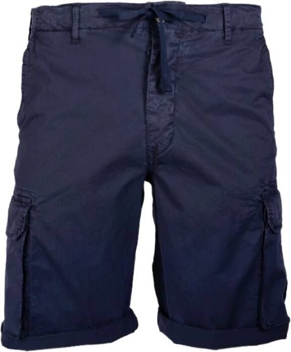 40Weft Casual Shorts Blauw Heren
