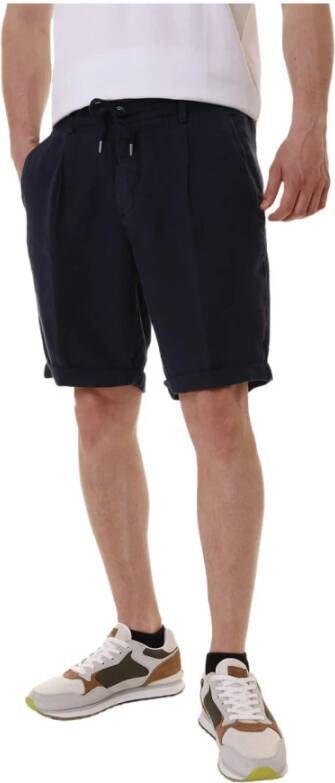 40Weft Casual Shorts Blauw Heren