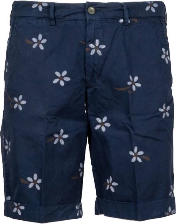 40Weft Casual Shorts Blauw Heren