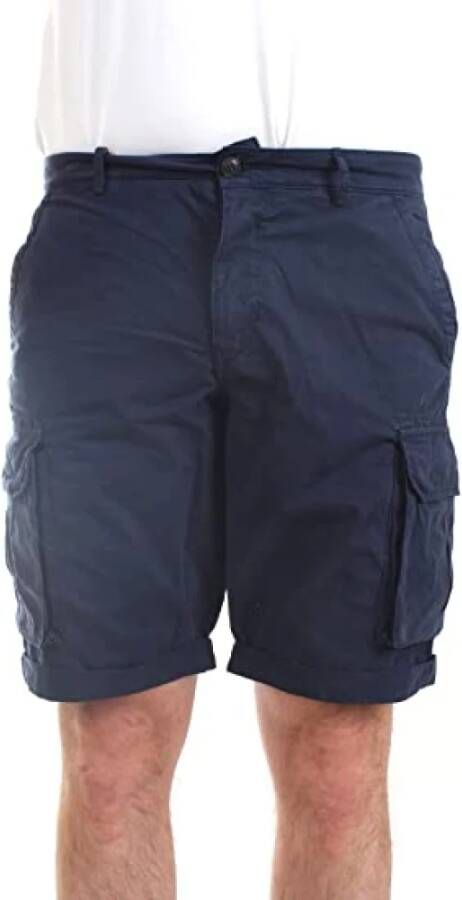 40Weft Casual Shorts Blauw Heren