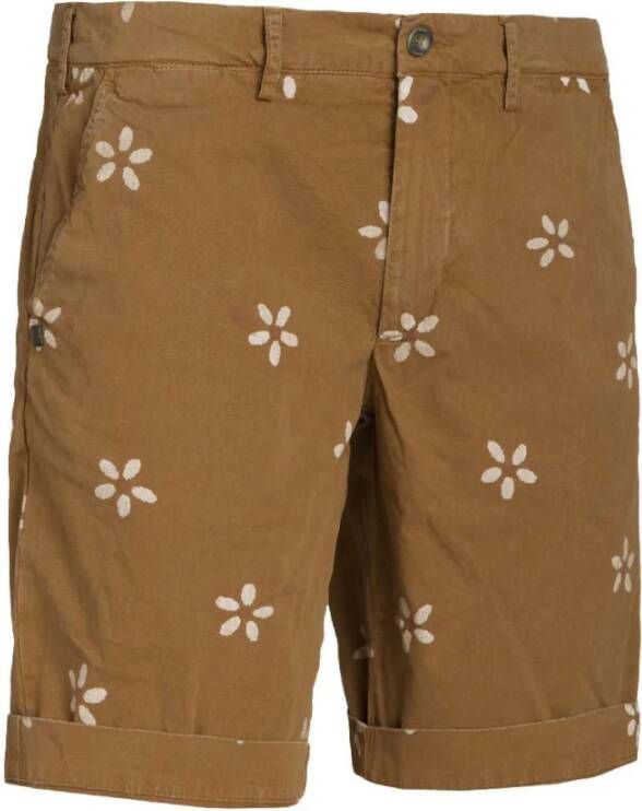 40Weft Casual Shorts Bruin Heren