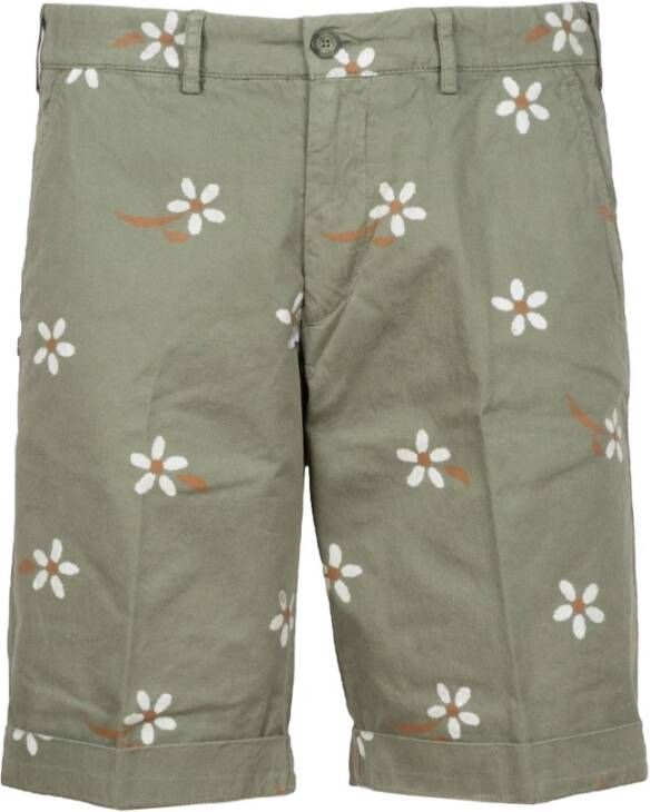 40Weft Casual Shorts Groen Heren