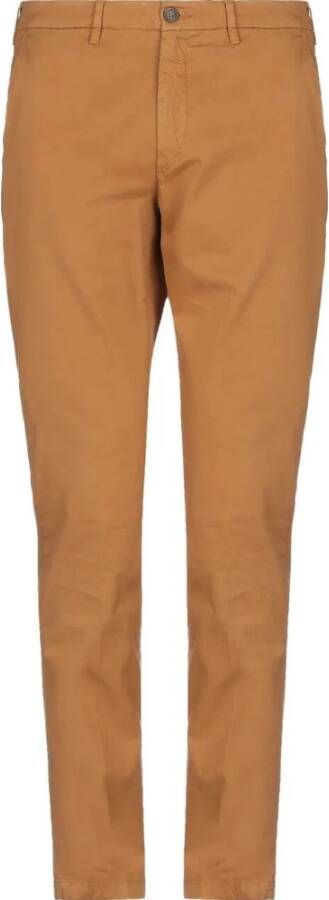 40Weft Chino Bruin Heren