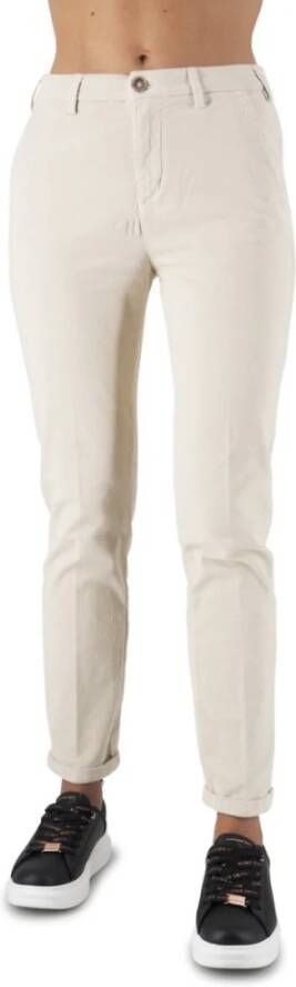 40Weft Chino Pantalone Briana Roomwit Beige Dames
