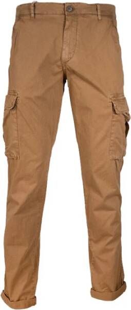 40Weft Leather Trousers Bruin Heren
