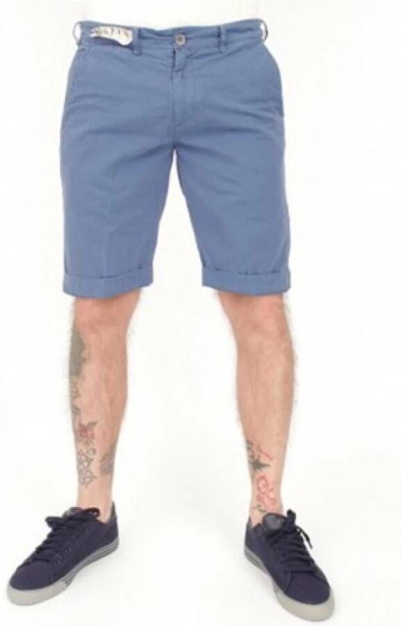 40Weft Shorts W2185 Blauw Heren