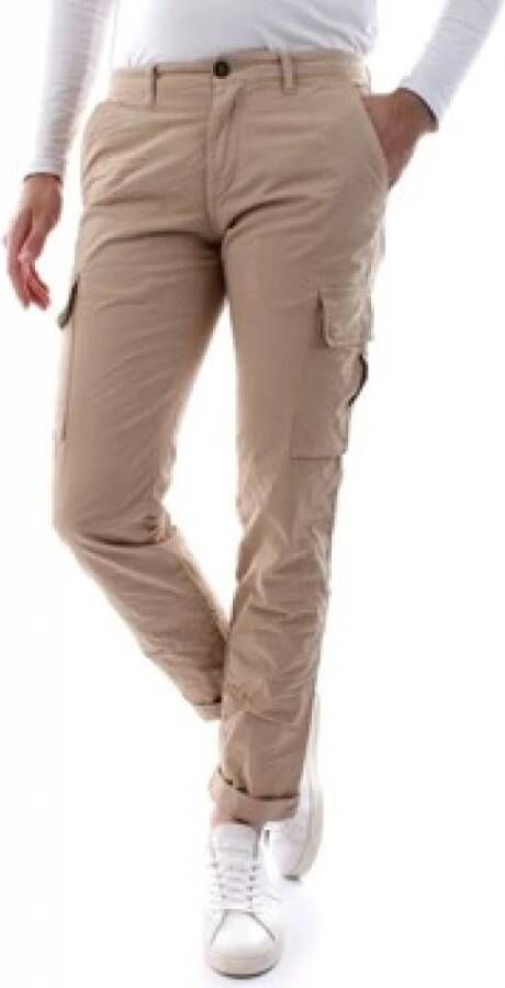 40Weft Straight Trousers Beige Heren