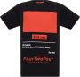 424 Zwart Print Tee met Rode en Witte Logo's Black Heren - Thumbnail 1