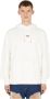 424 Logo borduurwerk sweatshirt met capuchon Wit Heren - Thumbnail 1
