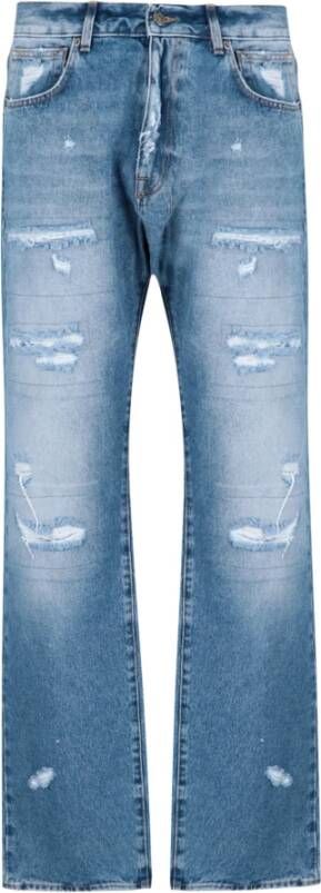424 Rechte jeans Blauw Heren