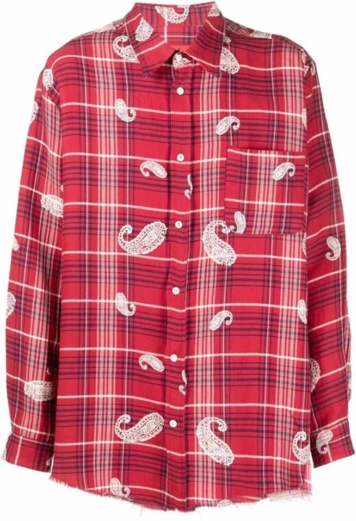 424 shirts rood Heren