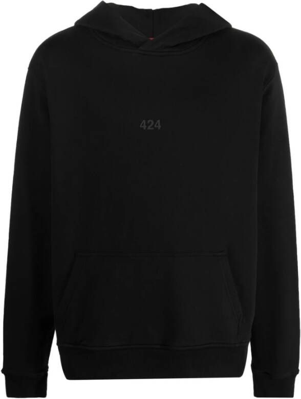 424 Sweaters Black Zwart Heren