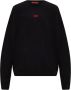 424 Zwart Logo Crew Sweatshirt Black Heren - Thumbnail 1