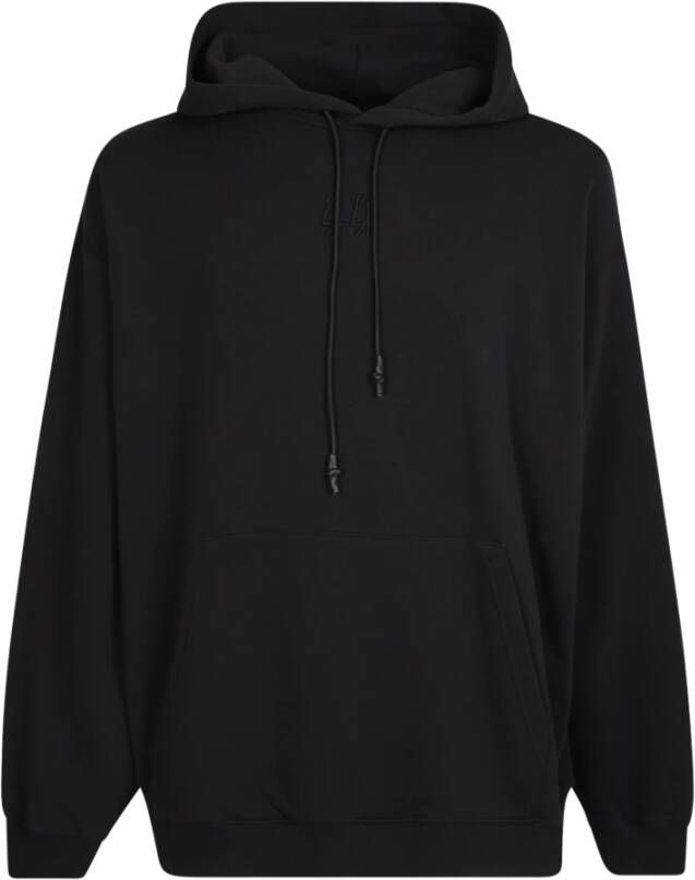 44 Label Group Katoenen sweatshirt met logo -print op de achterkant van 44 labelgroep. Sportief ontwerp met karakteristiek logo dat het kledingstuk alternatief en uniek maakt Zwart Heren
