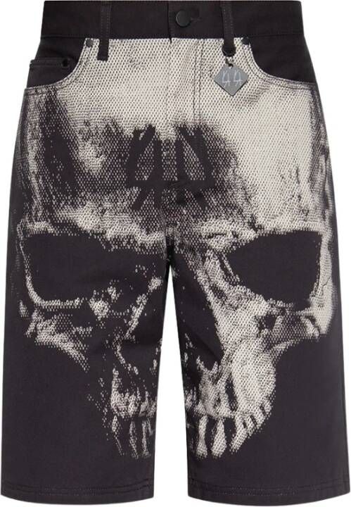 44 Label Group Shorts met logo Zwart Heren