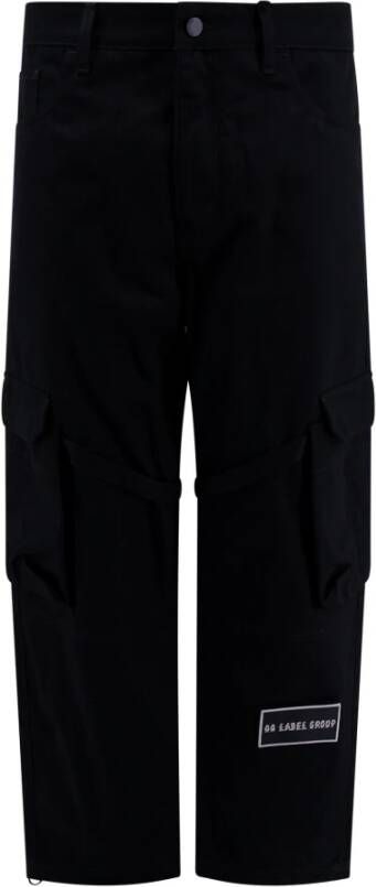 44 Label Group Straight Trousers Zwart Heren