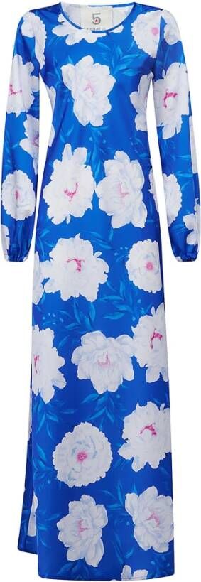 5Progress Maxi Dresses Blauw Dames