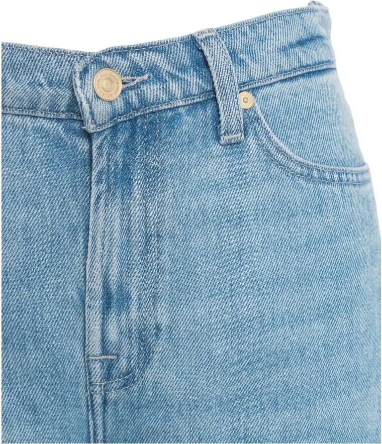 7 For All Mankind Blauwe Flared Jeans High-Waisted Wijde Pijp Blue Dames - Foto 6