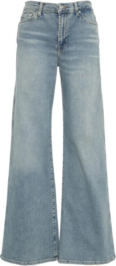 7 For All Mankind Blauwe Flared Vintage Jeans Blue Dames - Foto 8
