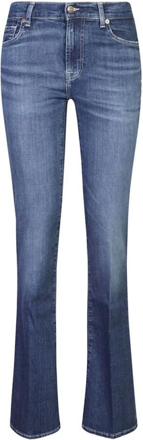 7 For All Mankind Blauwe Skinny Jeans Damesmode Blue Dames